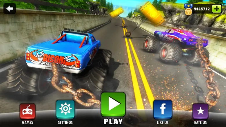 Chained Monster Truck Racing 1.0