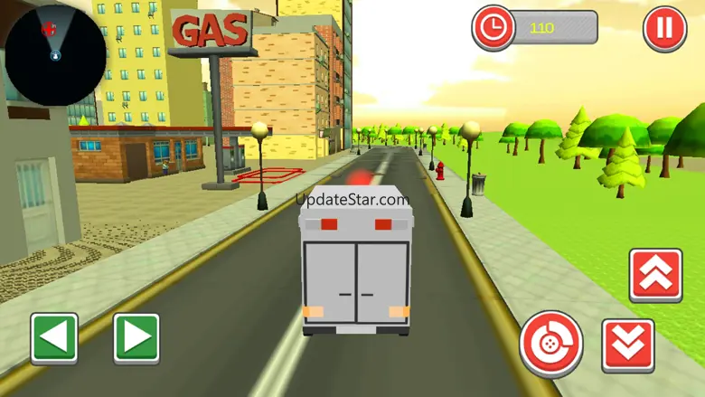 911 Blocky Ambulance Sim Game 1.0