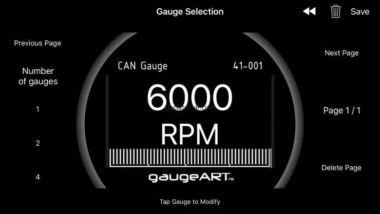 gaugeART CAN Gauge Programmer 1.930
