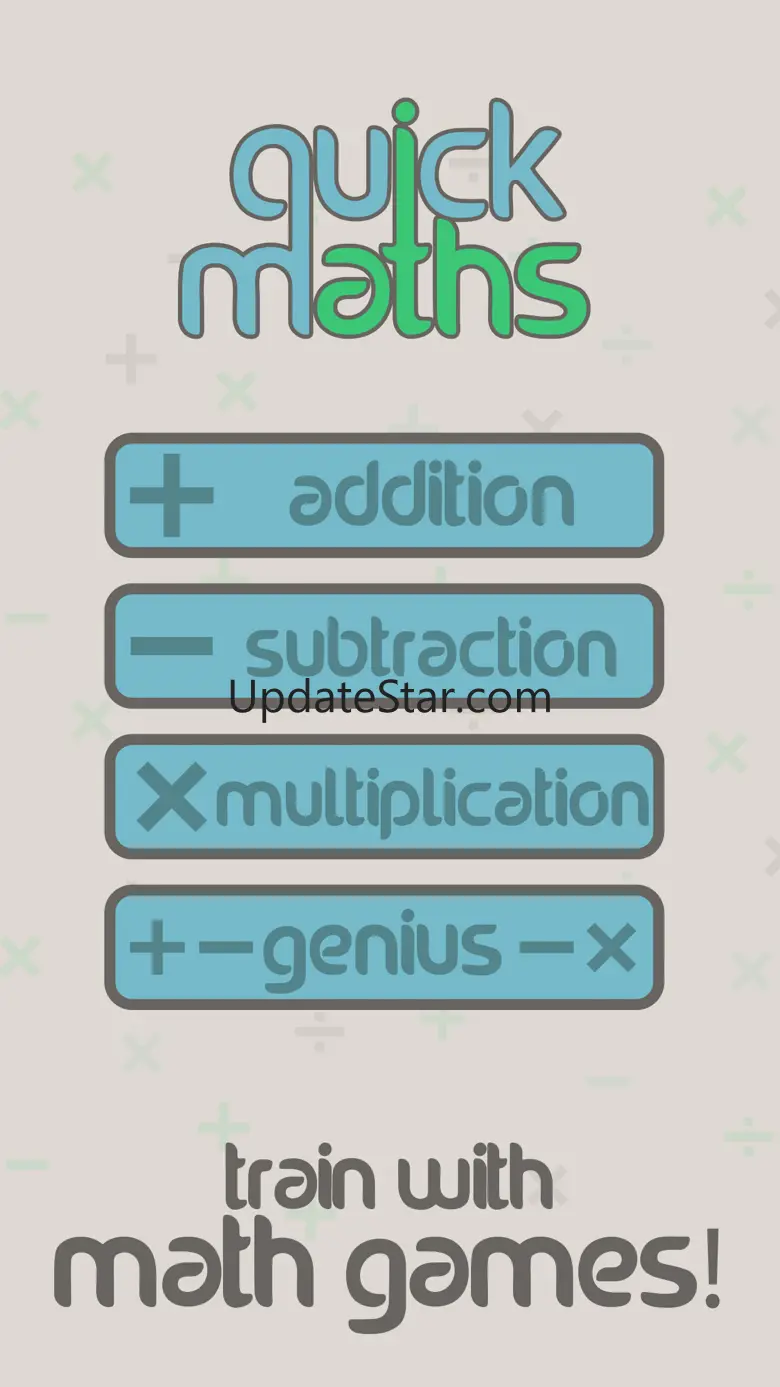 Quick Maths Arithmetic Workout 1.0