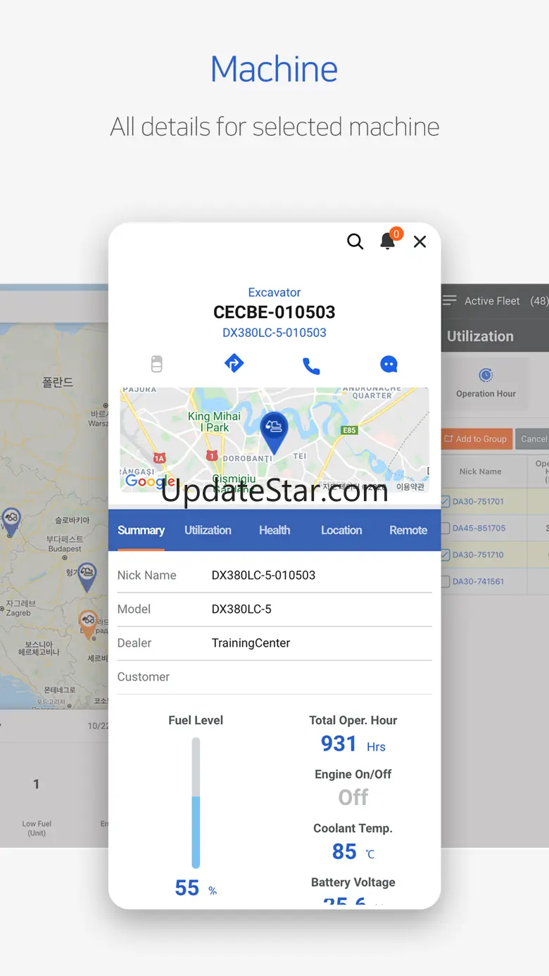 DEVELON Fleet Management 1.6.15