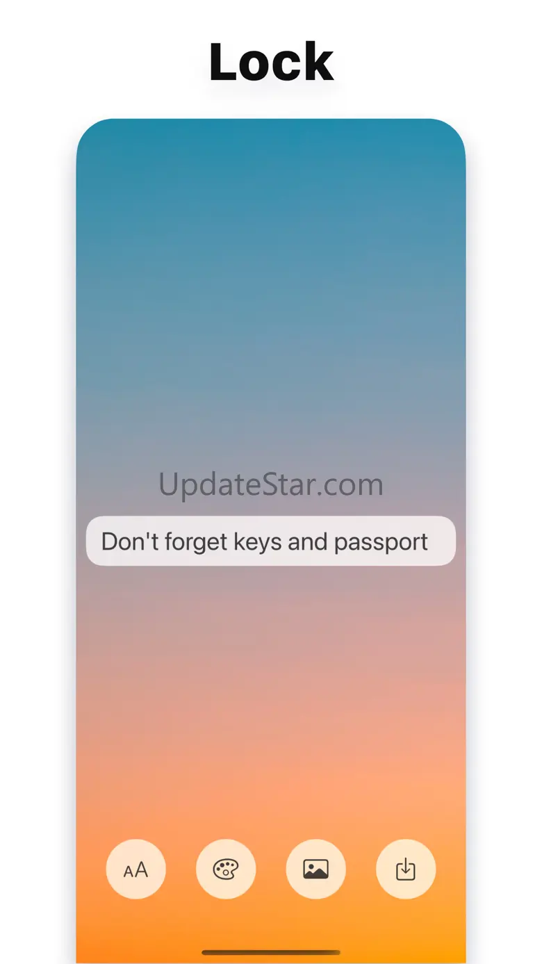 Lock Screen Notes Maker 1.1.1