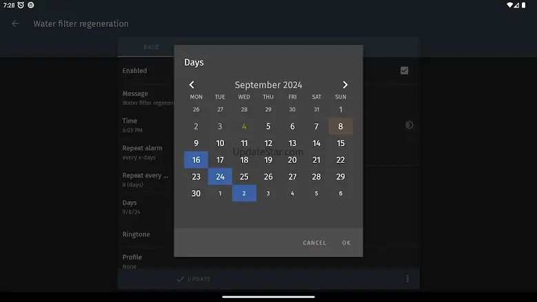 Alarm clock + calendar + tasks 14.1.1