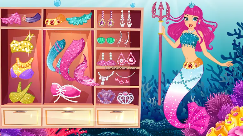 Mermaid Princess dress up 250212