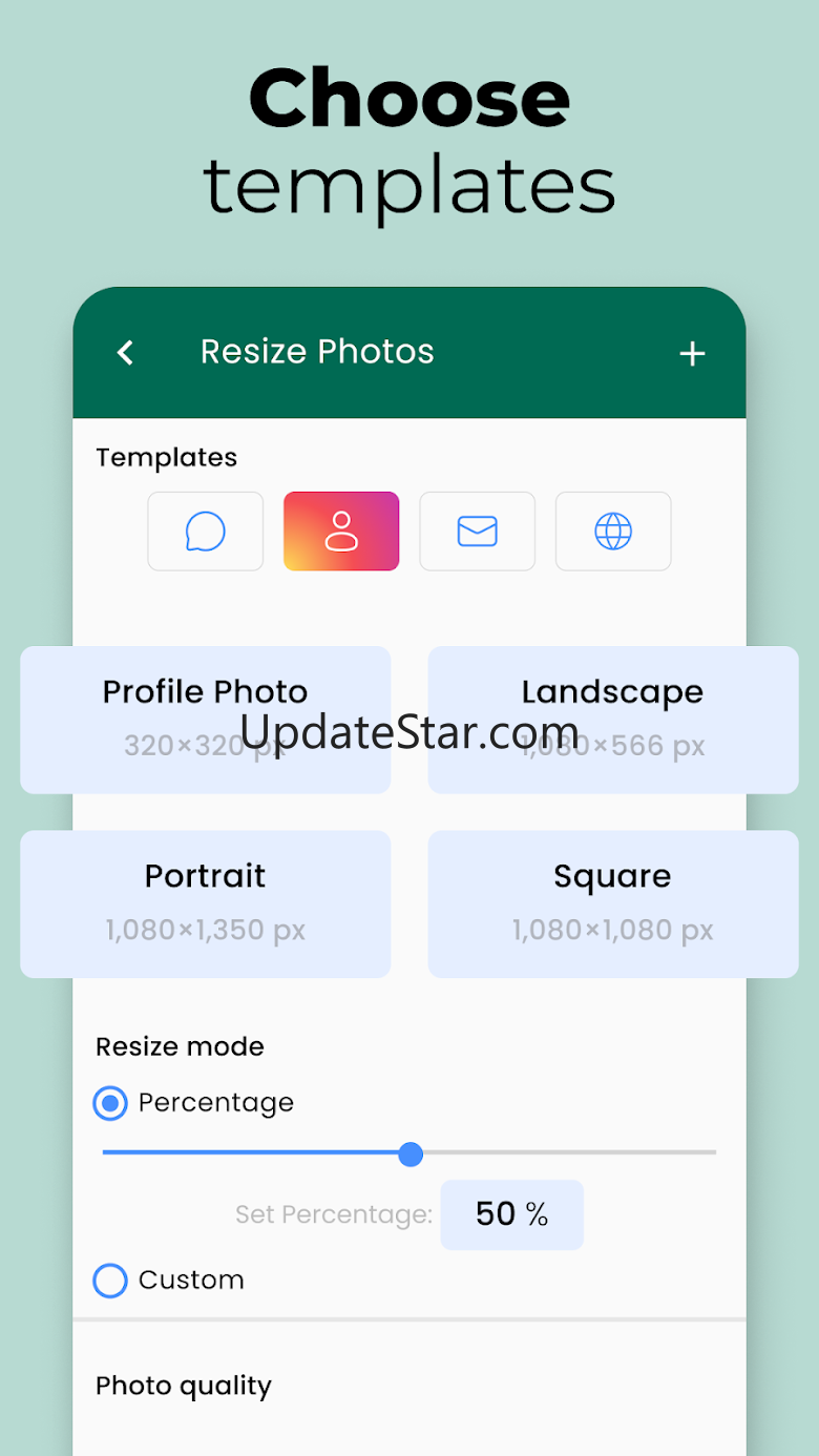 Image Size - Photo Resizer 9.8