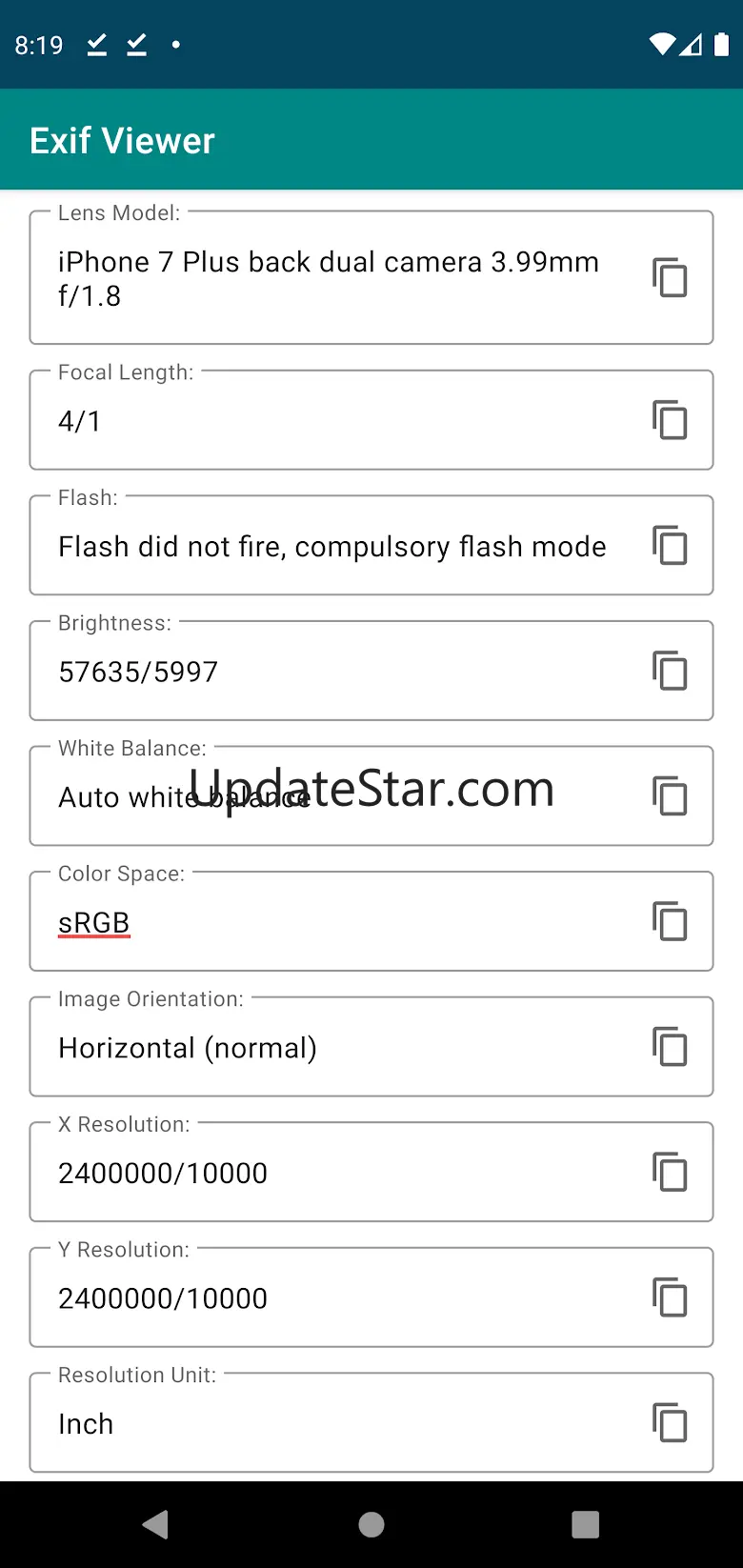 EXIF Viewer - Easy Copy 1.2.2