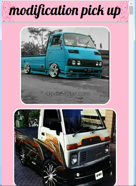 Pick Up Modification