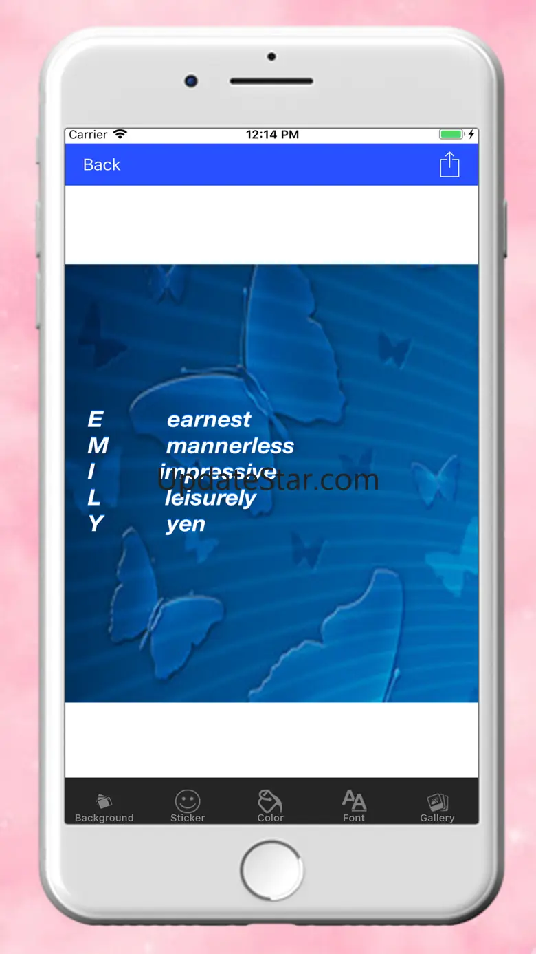 My Name Meaning – Name Art 1.0