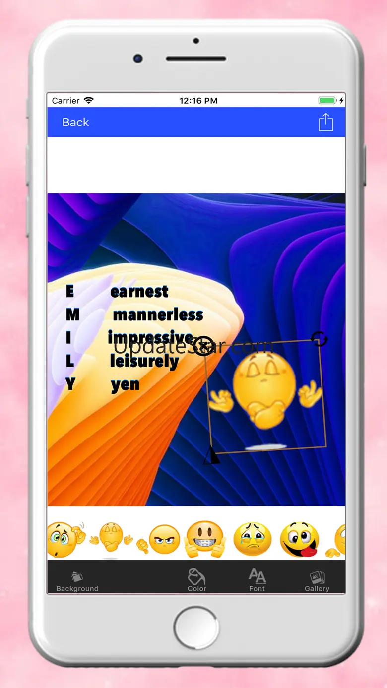 My Name Meaning – Name Art 1.0