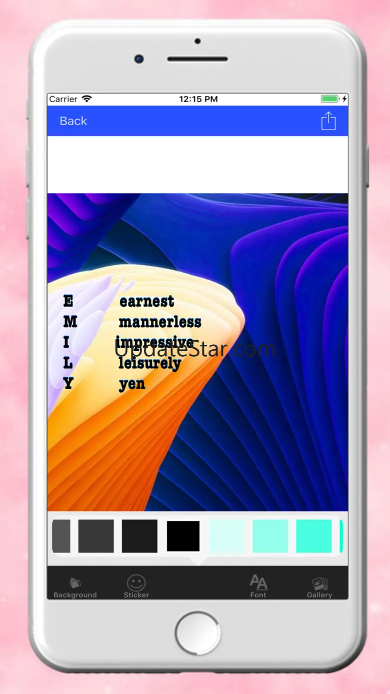 My Name Meaning – Name Art 1.0