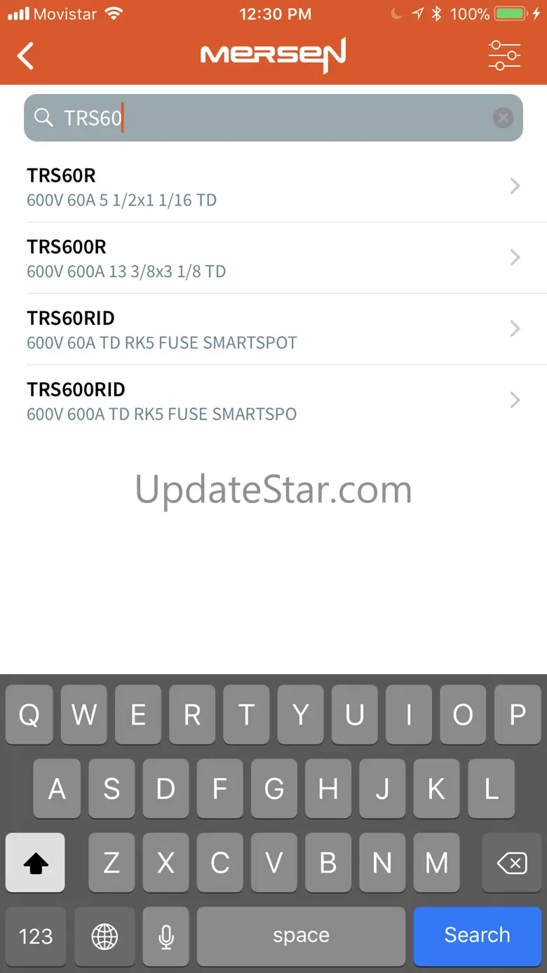 Mersen Product Recognition App 1.6