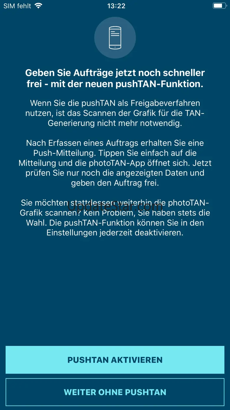 VW Financial Services photoTAN 1.9.0.0
