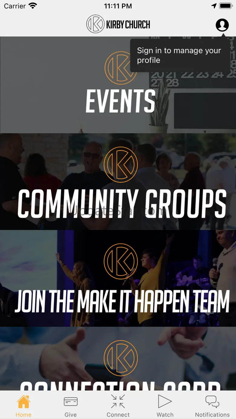 Kirby Church App 15.2.5