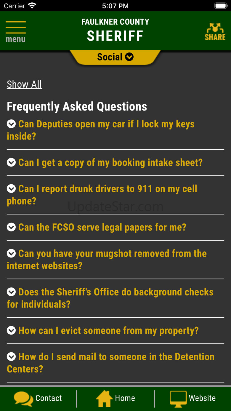 Faulkner County AR Sheriff 1.1.9