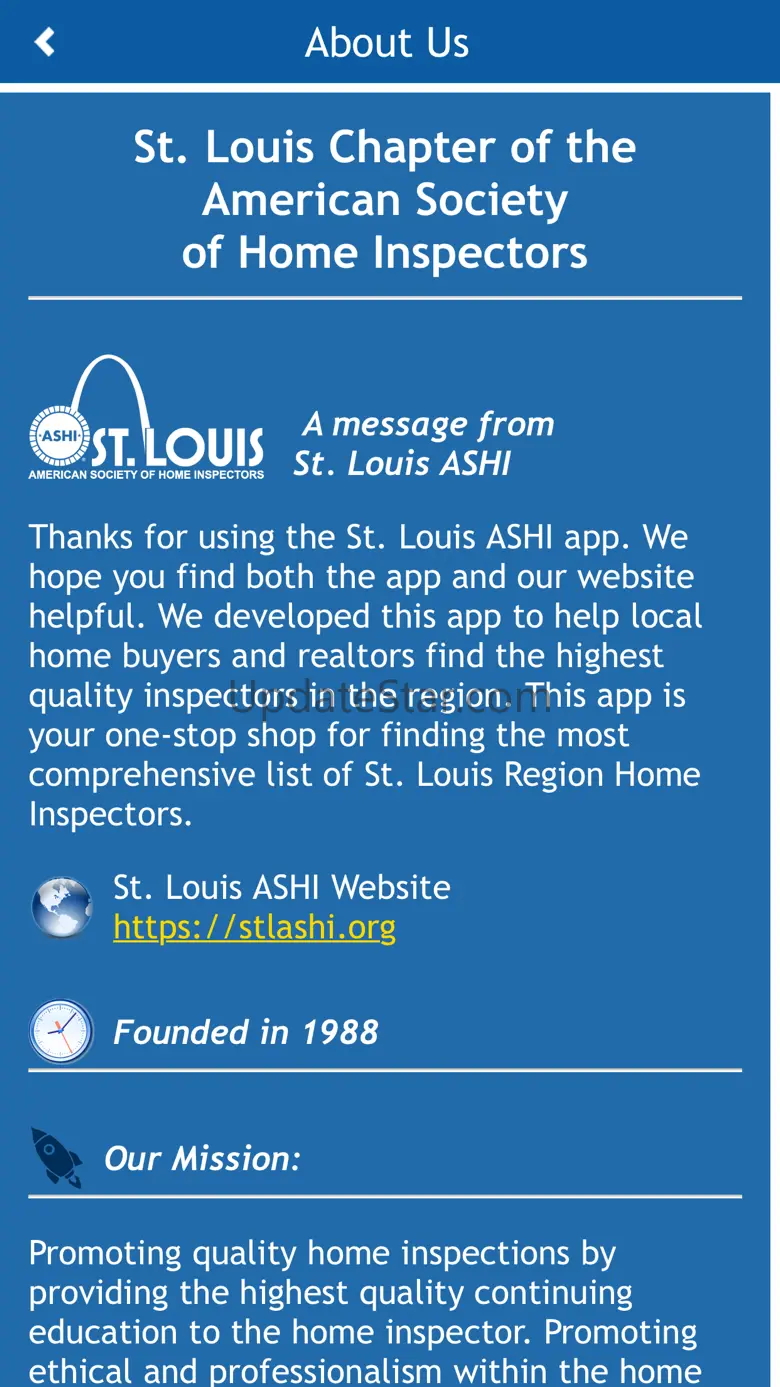 St. Louis ASHI 2.0