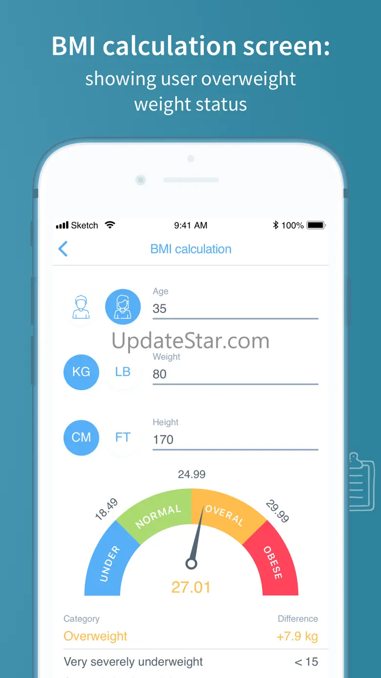 Your BMI: Body Mass Index Calc 1.0