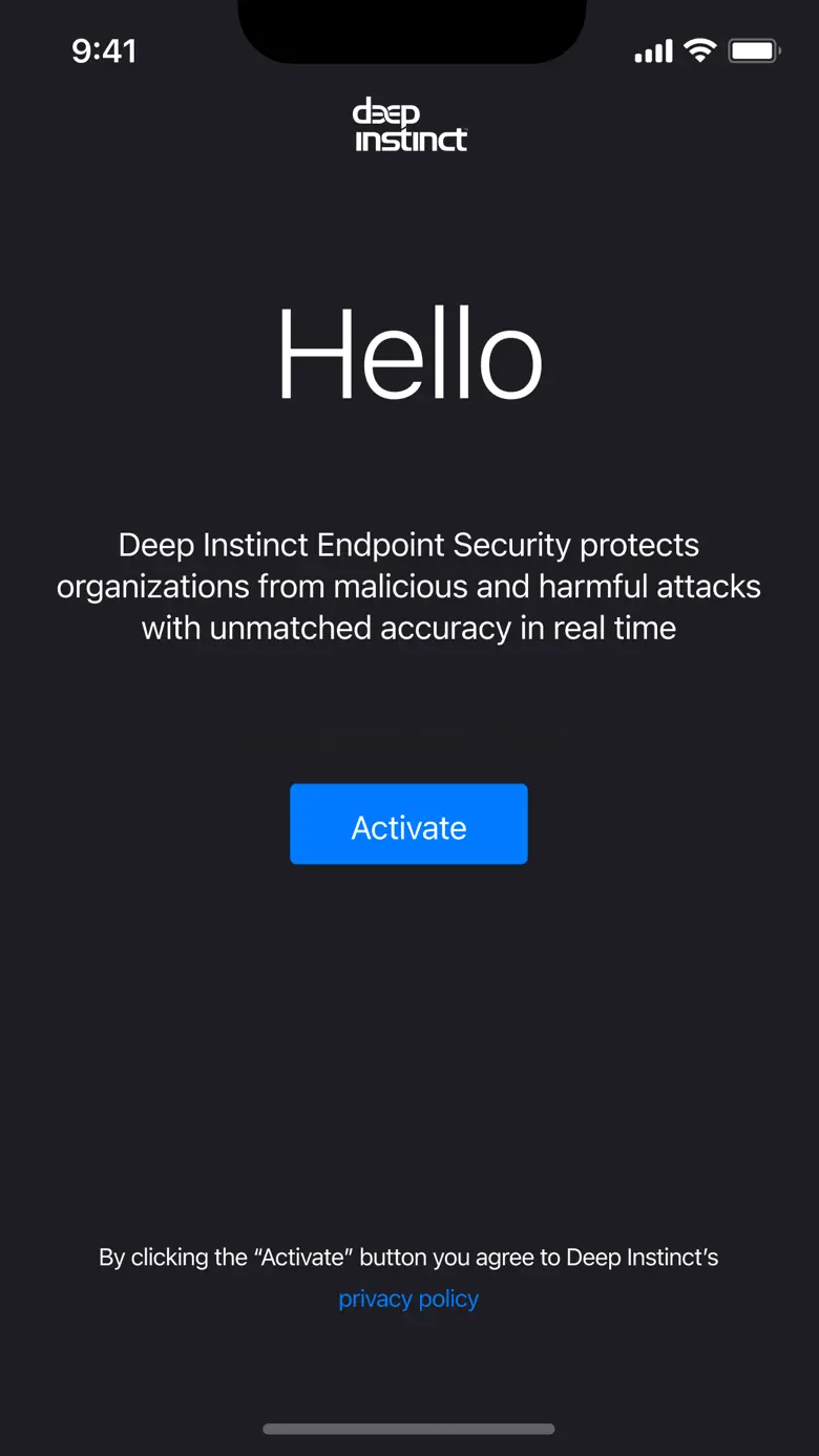 Deep Instinct 3.2.1