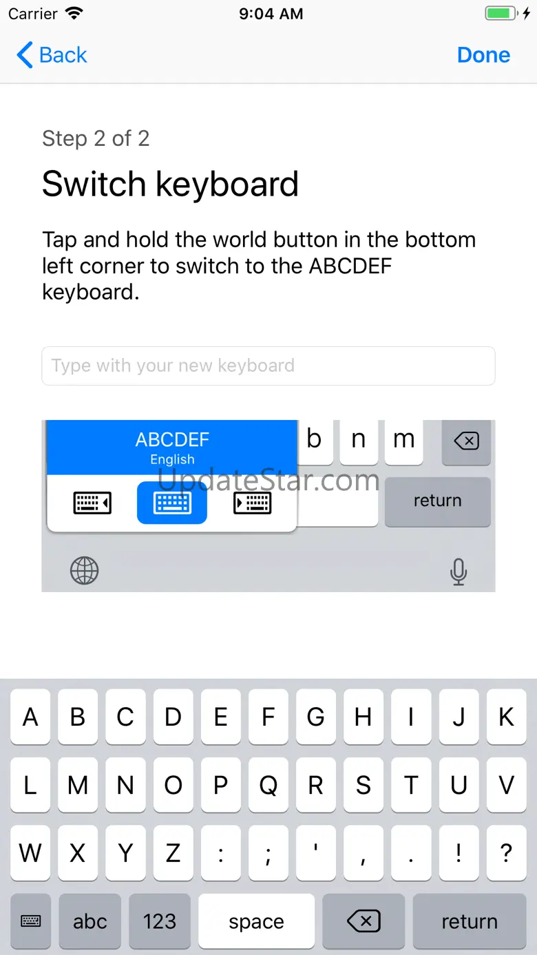 ABCDEF Keyboard: Custom layout 2.0.1
