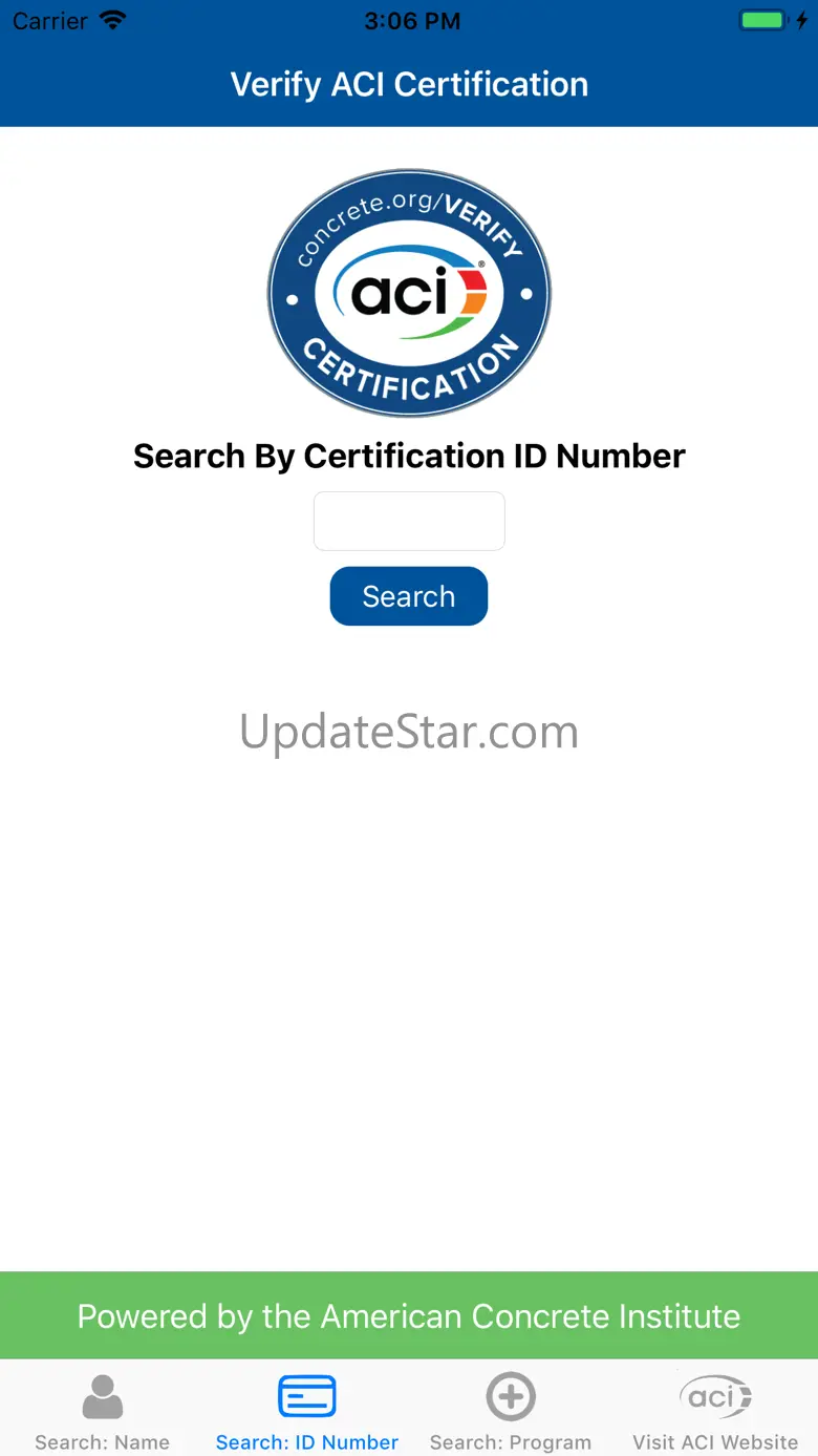 ACI Certification Verify 1.02