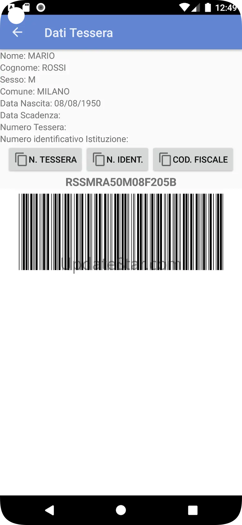 Archivio Tessera 6.4.0