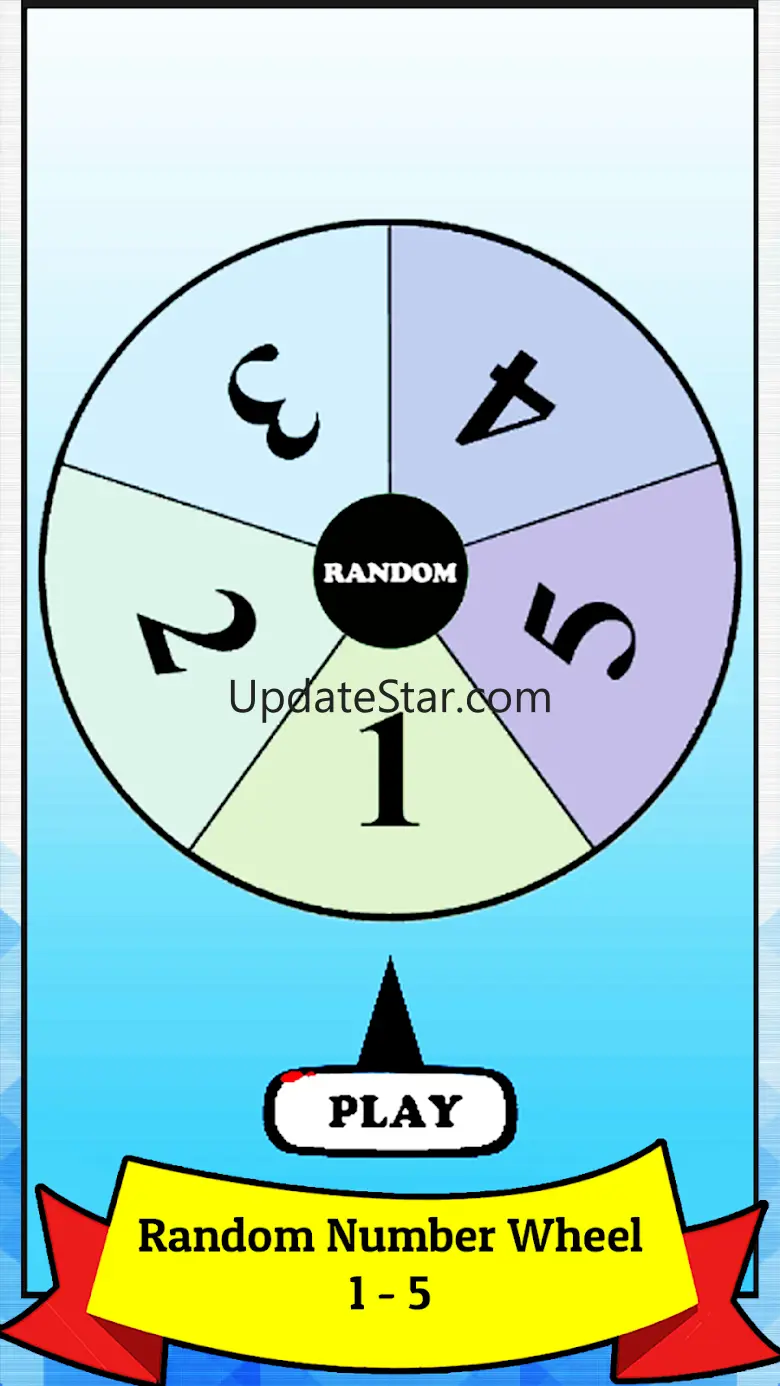 Random Number Generator Wheel 8.3