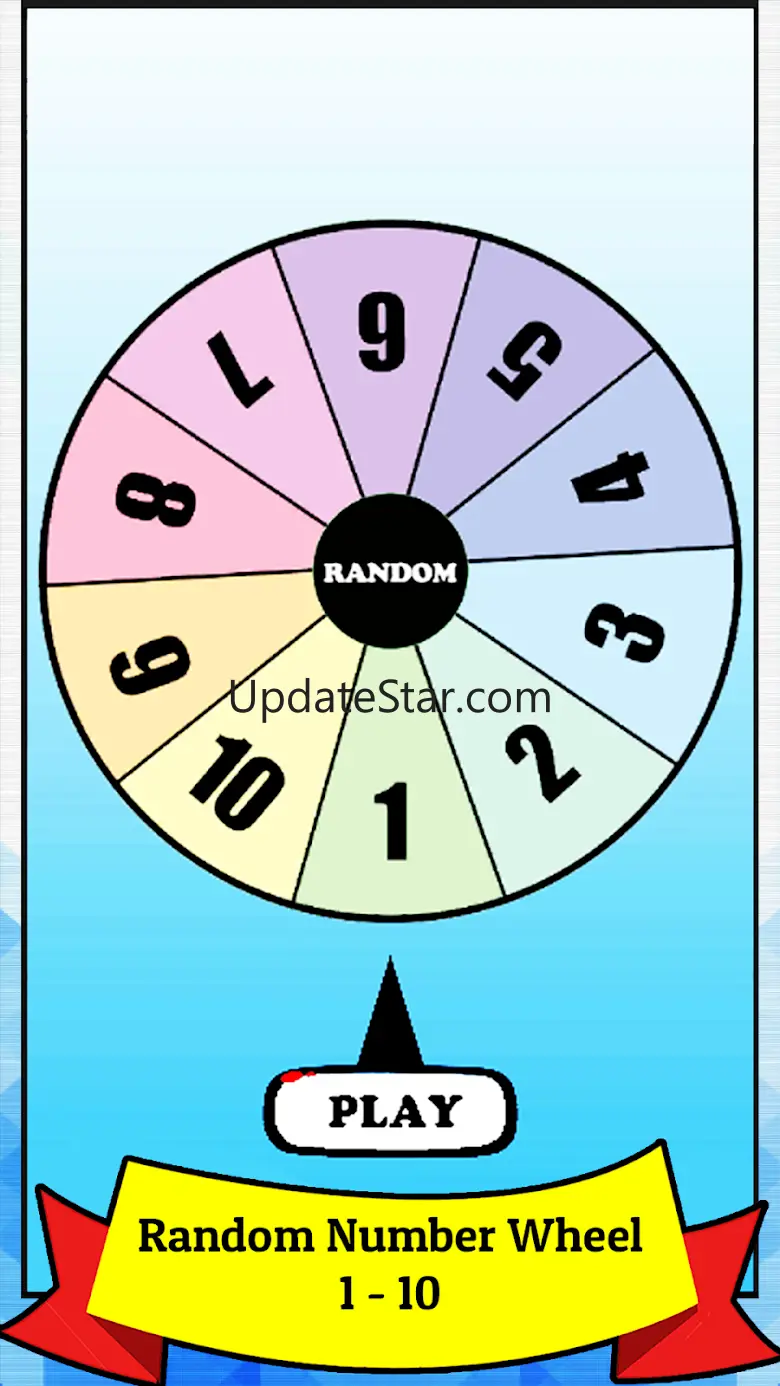 Random Number Generator Wheel 8.3