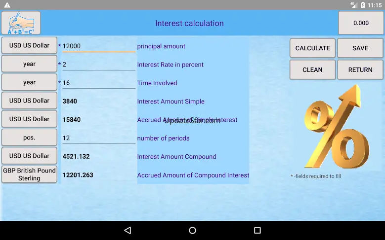 Formulas Calc Unit Converter  
