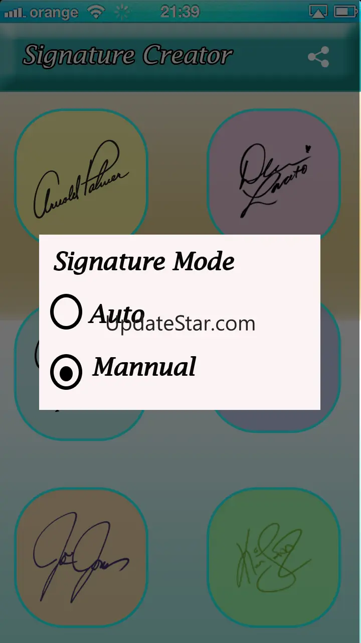 Signature Creator App - Signat 1.0