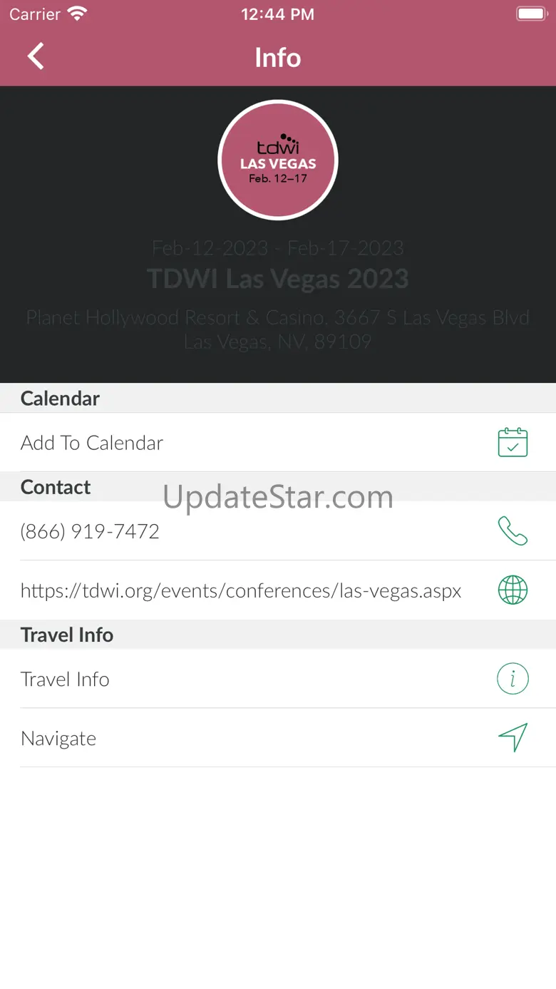 TDWI Events 1.6