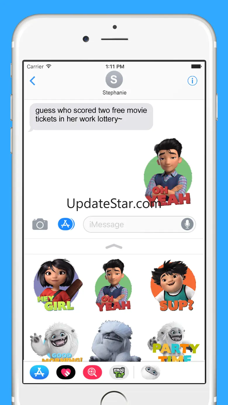 Abominable Movie Stickers 1.0
