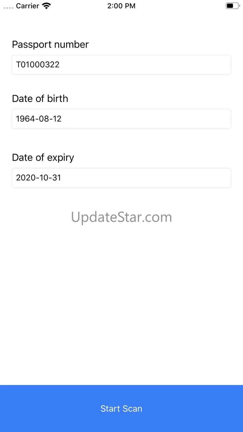 Bondi Passport Reader 1.0