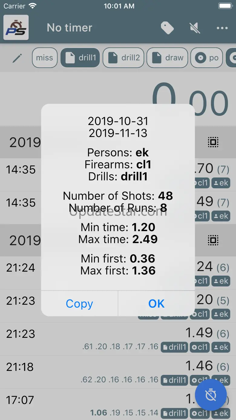 PractiScore Log 1.6.4