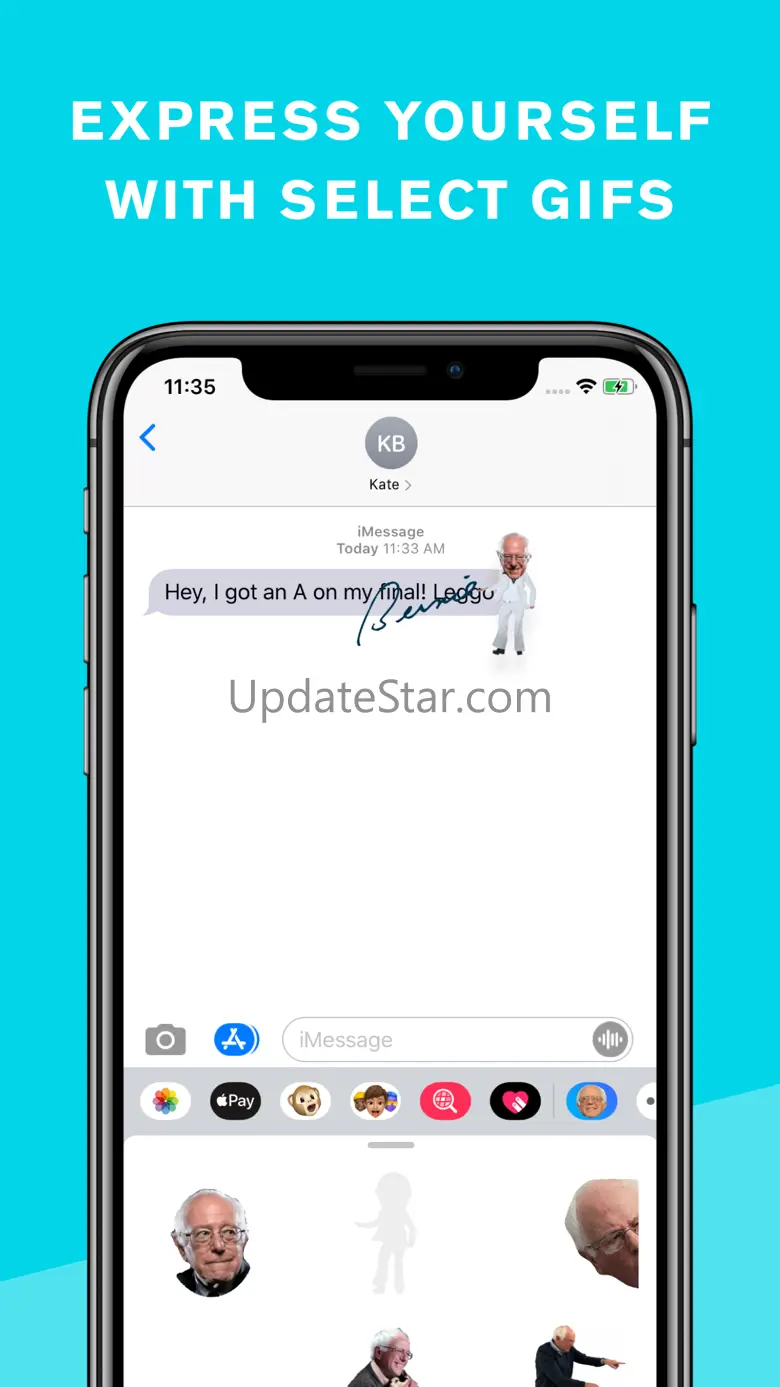 Bernie Sanders & Berniemoji 1.9