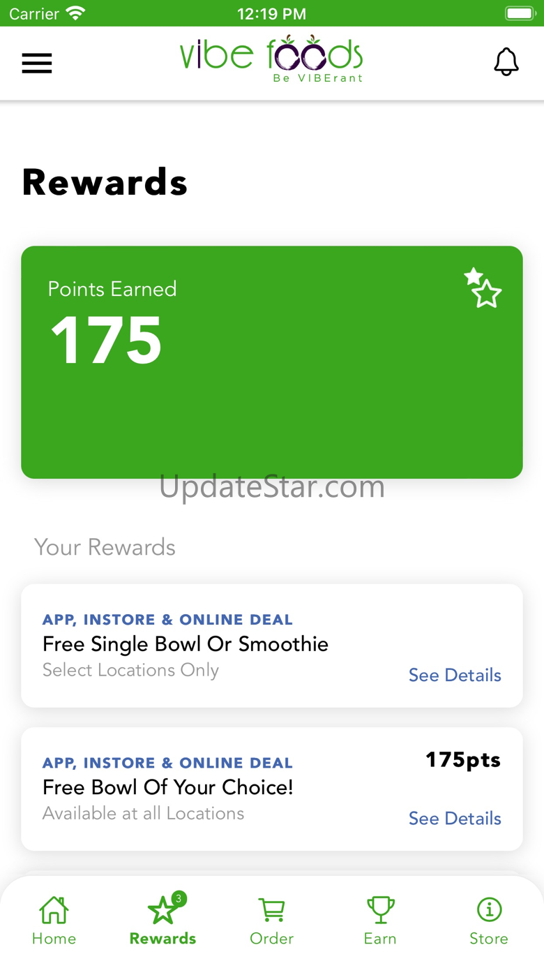 Vibe Foods Rewards 6.0.1