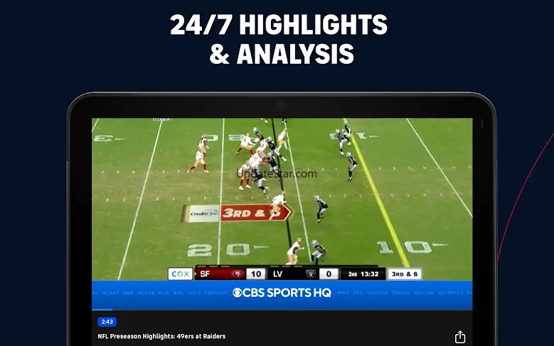 CBS Sports App: Scores & News 11.35