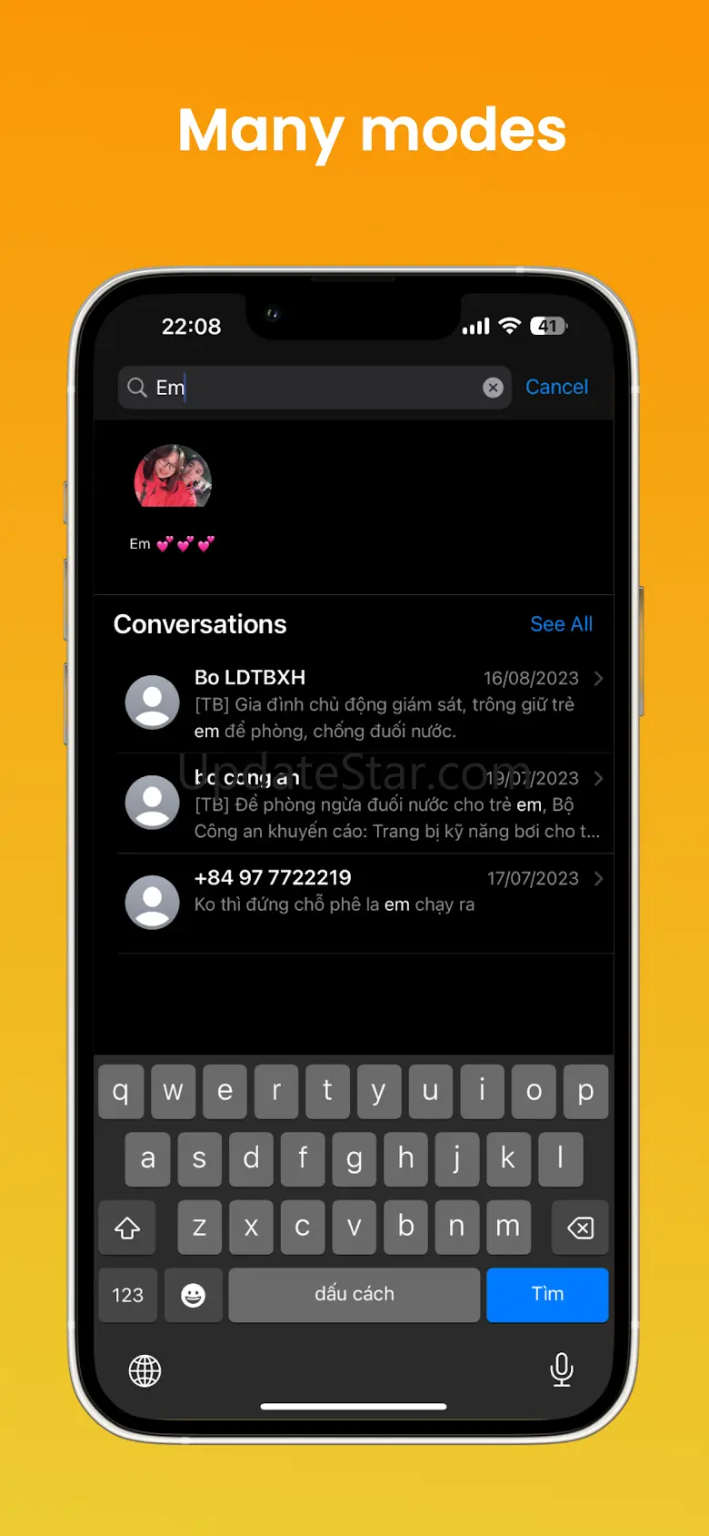 Messages OS 18, Phone 15 1.2.8