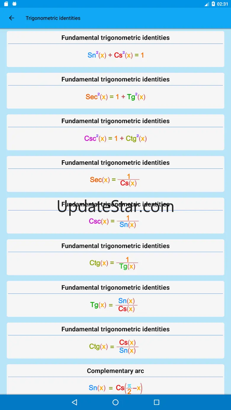 Polygeom: Geometry Formulas 1.10.0