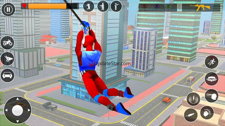 Spider Hero Fighting Rope Game