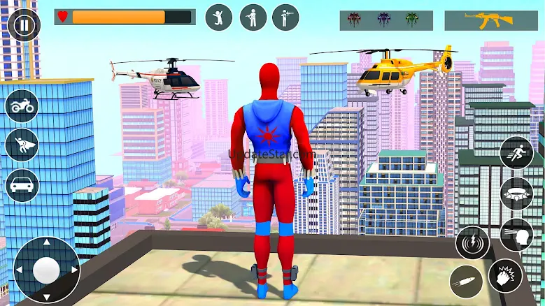 Spider Hero Fighting Rope Game