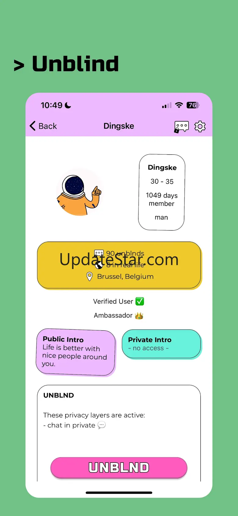 UNBLND - make friends app 6.8.3