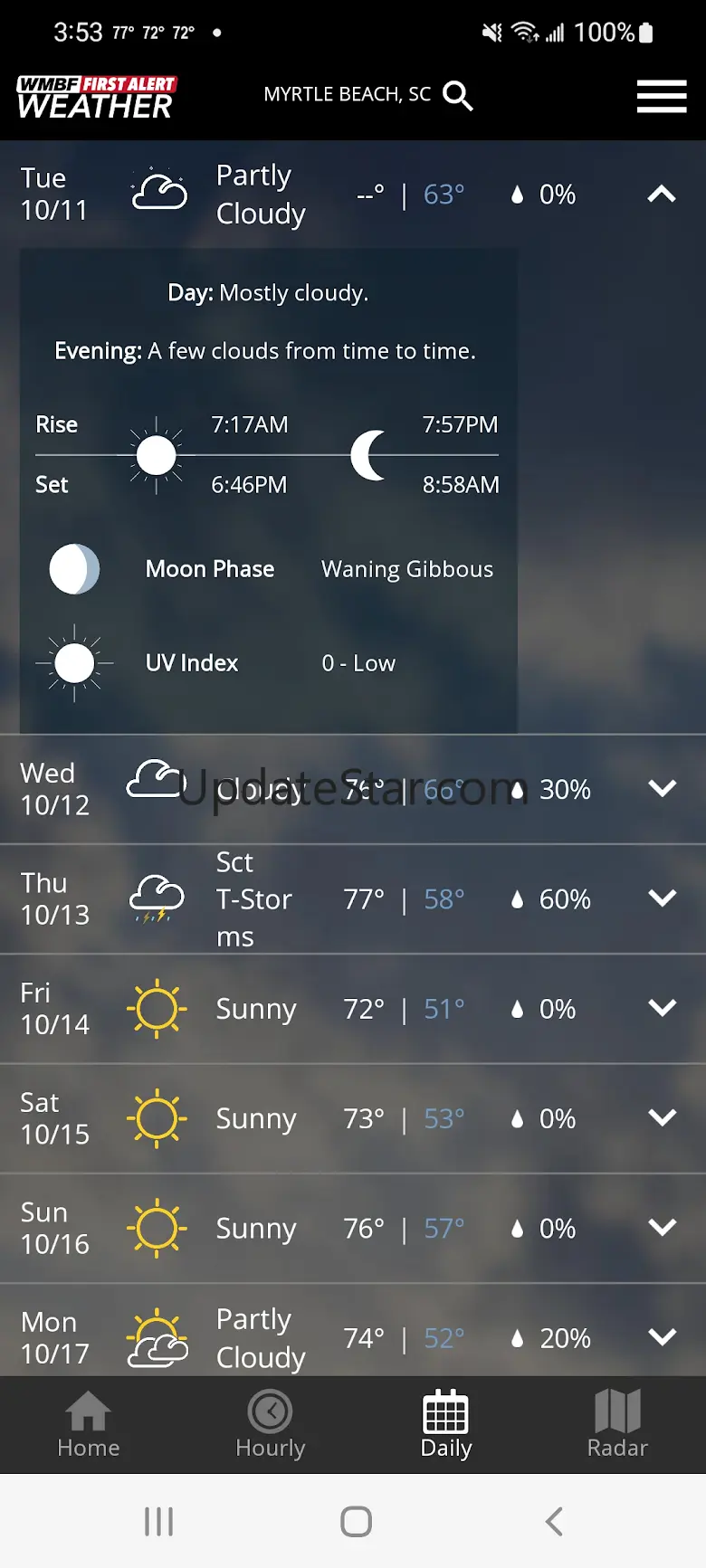WMBF First Alert Weather 5.15.401