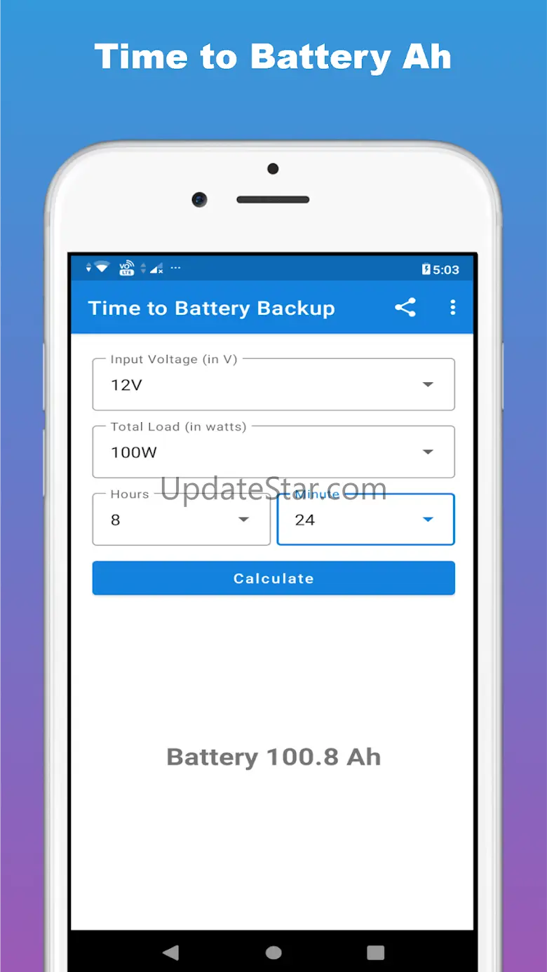 Inverter Battery Calculator 14.0