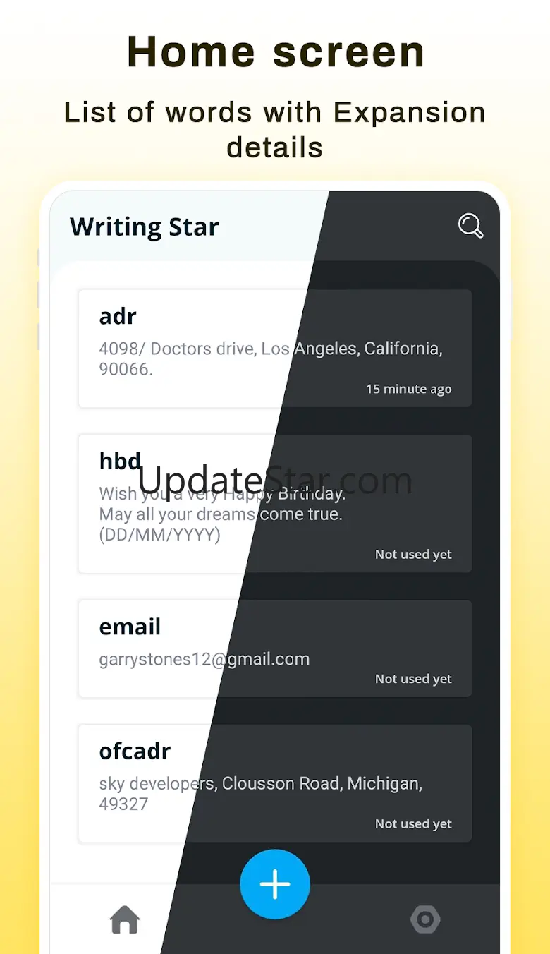Writing Star: Text Expander 1.1.11