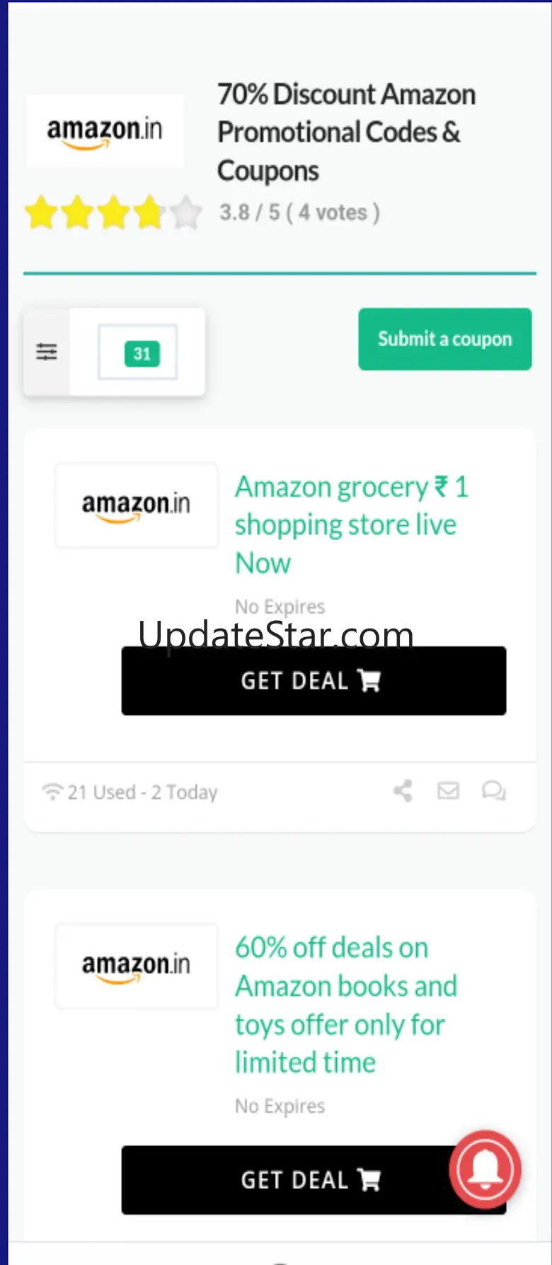 CouponRaj Amazon Coupons Deals 5.4.0