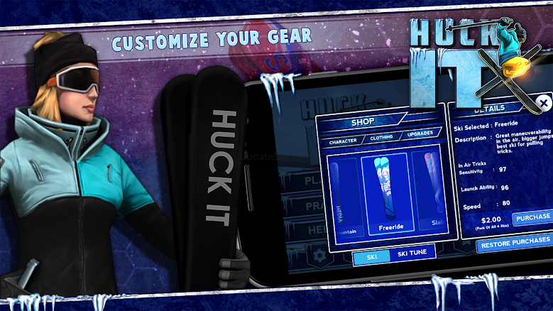 Huck It Skiing Game 3D 3.0