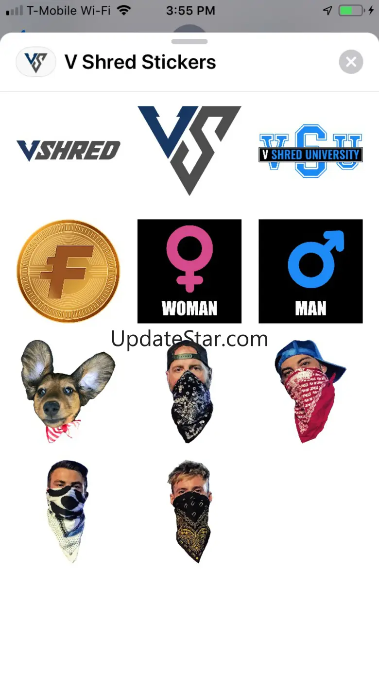 V Shred Stickers 1.1