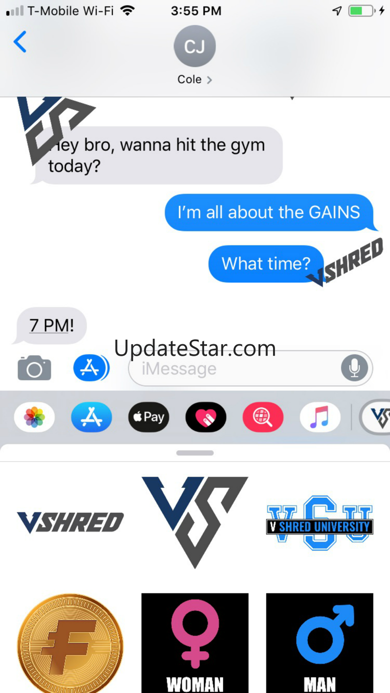 V Shred Stickers 1.1