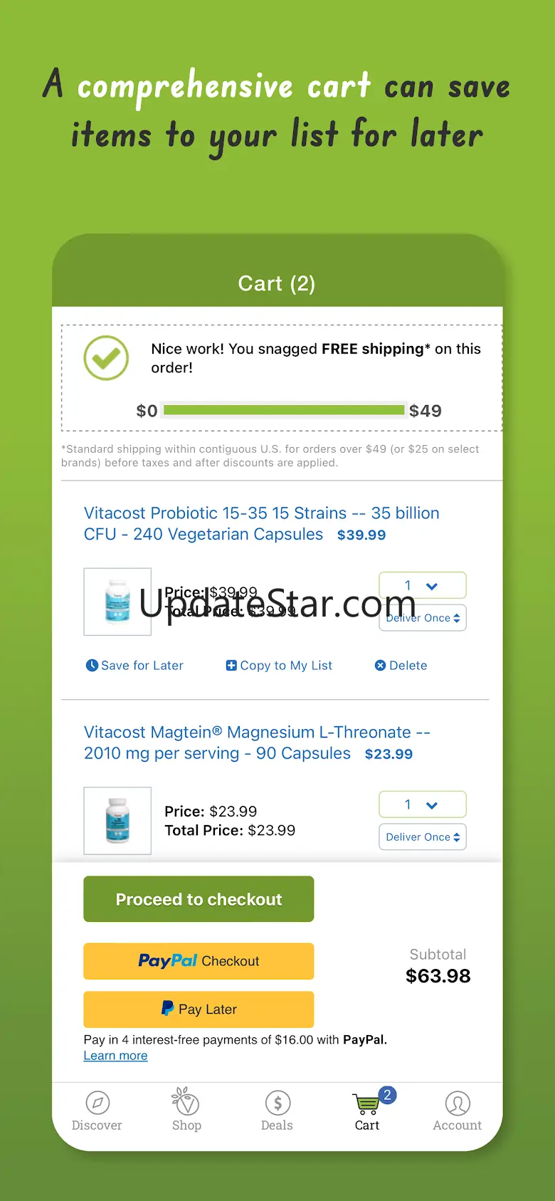 Vitacost 7.0.1