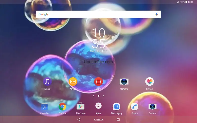 bubbles | Xperia™ Theme 12.01.07