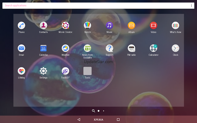 bubbles | Xperia™ Theme 12.01.07